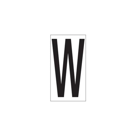 Bubblefast 3 1/2'' ''W'' Vinyl Warehouse Letter Labels BFDL9310W