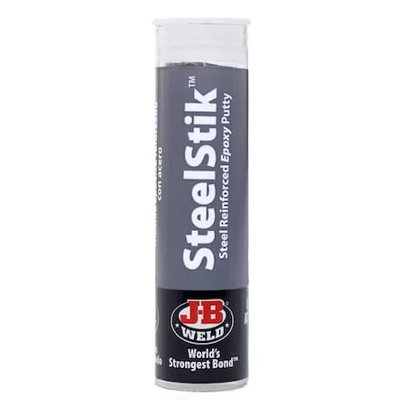 J-B Weld Putty, 2 oz Container Size, Stick, SteelStik, Dark Gray 8267-S