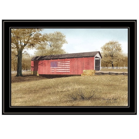 Homeroots Sassafras Ridge 2 Black Framed Print Wall Art 404617