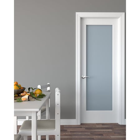 Darpet Frosted French Interior Door (1 Lite), 32" x 80" x 1-3/8" thick 1LFROPRIM6828138