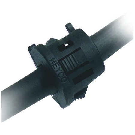 Heyco RDD Lockit Strain Relief Bushing, Round Cable, RDD 301 Black, 50PK 1861