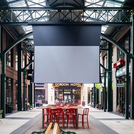 Draper Draper Acumen XL V 189" Projection Screen - 16:10, Matt White XT1000VB, 110 V - Wall/Ceiling Mount 155102