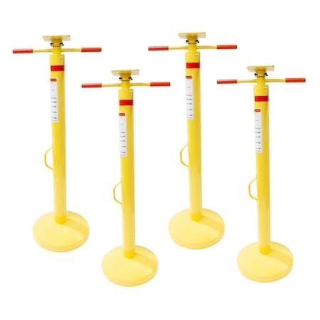 Mytee Products Semi Trailer Stabilizing Jack Stand 50,000 Lbs Static Capacity, 4PK TSD-L5Kx4