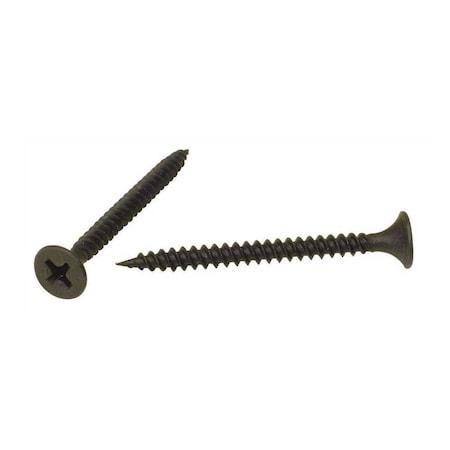 Lindstrom #6 x 1-5/8 in. Phillips Bugle Head Drywall Screws Black, 100PK DPBFI0-60162-100HD