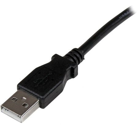 Startech.Com 2M USB 2.0 A TO RIGHT ANGLE B CABLE CORD - 2 M USB PRINTER CABLE - RIGHT ANGLE USB B CABLE - 1X USBAB2MR