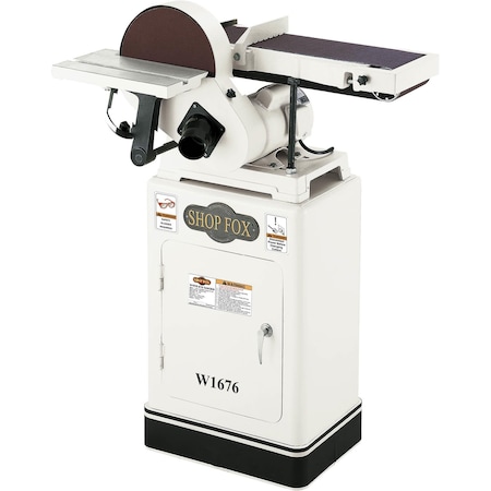 Shop Fox 6" Belt / 10" Disc Combo Sander W1676