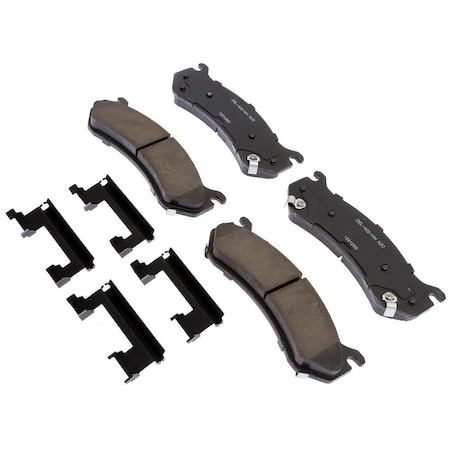 Acdelco PAD KIT FRT & RR DISC BRK, Disc Brake Pad Set,  17D785CHF1