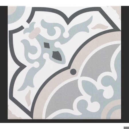 Andova Tiles SAMPLE-Monbleu Molenbek 8-in. Patterned Look Matte Porcelain Floor & Wall Tile SAM-ANDMON1406