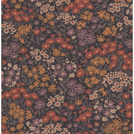 Advantage Ditsy Orange Daisies Wallpaper 4164-M1812