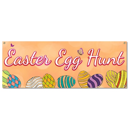 Signmission Easter Egg Hunt, 18 Inch, Banner B-30370