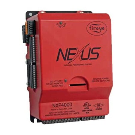 Fireye UL/CE Approved Parallel positioning Controller, 10 FX servo-motor drives, 120VAC NXF4000