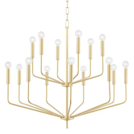 Mitzi Bailey 15 Light Chandelier 14 In. Aged Brass H516815-AGB