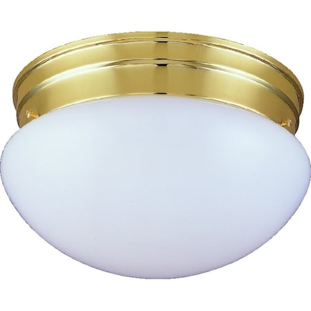 Boston Harbor Two Light Round Ceiling Fixture, 120 V, 60 W, 2-Lamp, A19 or CFL Lamp F14BB02-8005-3L