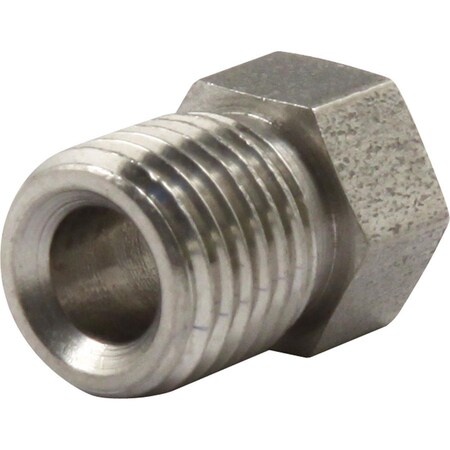 Allstar Performance 0.18 in. Dia. Stainless Steel Inverted Flare Nuts, Natural, 10PK ALL50111