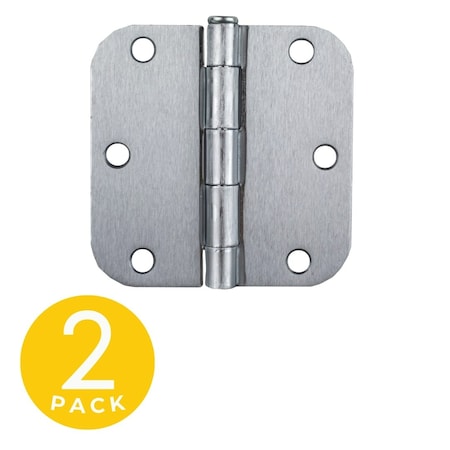 Global Door Controls 3.5 in Leaf W x 3.5 in Leaf H, Silver CP3535-5/8-26D-M