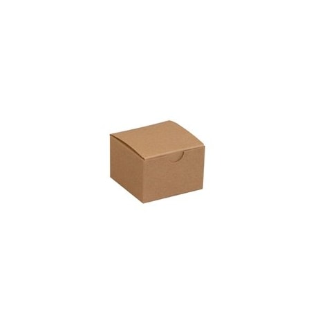 Bubblefast 100-3 x 3 x 2'' Kraft Gift Boxes, 100PK BFGB332K