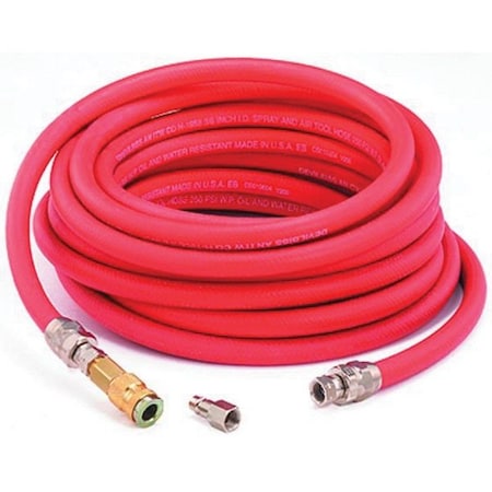 Devilbiss Smooth Cover Air Bulk Air Hose, 1/4 in ID x 1/2 in OD 210003
