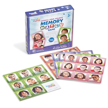 Hand2Mind Express Your Feelings Memory Match Game 95427