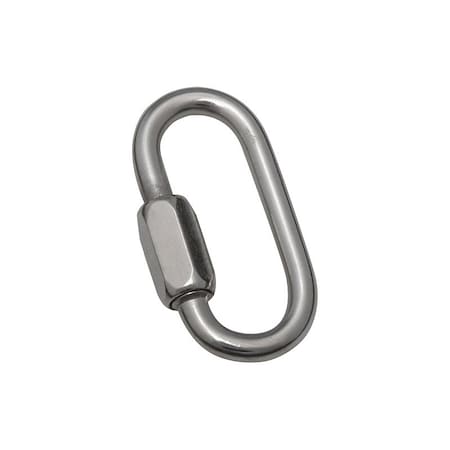 National Hardware 3167BC Series Quick Link, 3/16 in Trade, 1150 lb Working Load, Stainless Steel N262-485