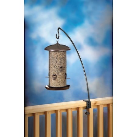 Stokes Select 33'' Black Deck Clamp Bird Feeder Hook 38015