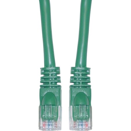 Cable Wholesale Cat6 Green Copper Ethernet Patch Cable, Snagless/Molded Boot, POE Compliant, 50 foot 10X8-05150