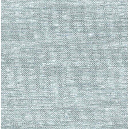 A-Street Prints Malin Denim Faux Grasscloth Wallpaper 4172-27527