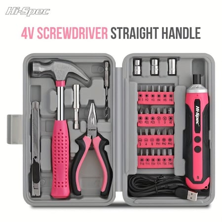 Edendirect Household Hand Tools, Tool Set - 33 Piece, Set Includes -  Electric Screwdriver, Pliers IR-TY-CS07