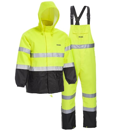 Boss Yellow PVC Rain Suit L B44531/L