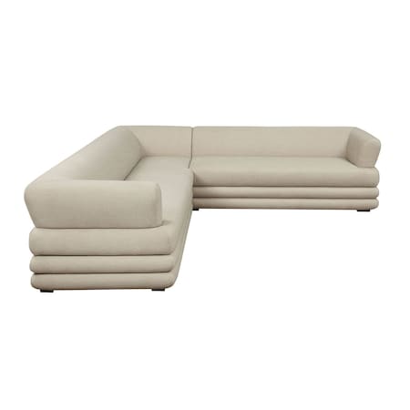 Manhattan Comfort Royal 2-Piece Sectional in Natural SF1633-NA