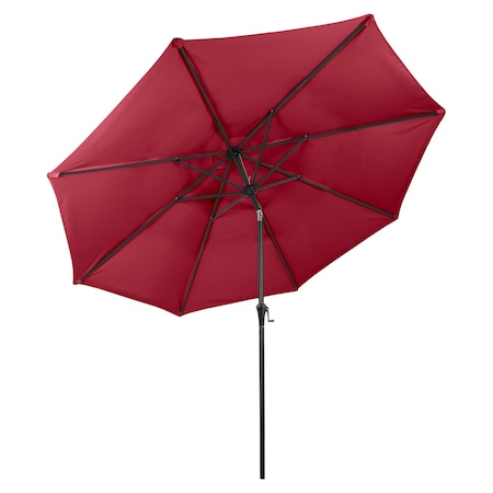 Villacera 9-Foot Outdoor Patio Umbrella, Red 83-OUT5445