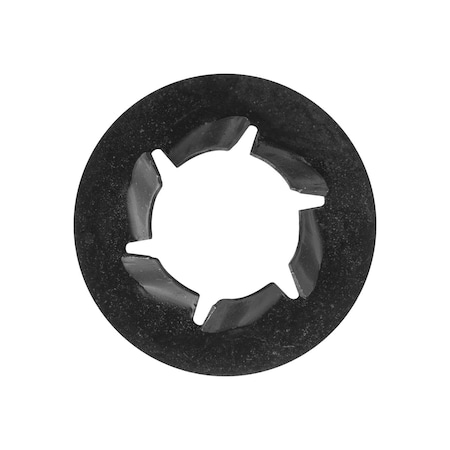 Auveco Pushnut Bolt Retainer 7/16in Bolt 27/32in Od Black Phosphate, 100PK 22802