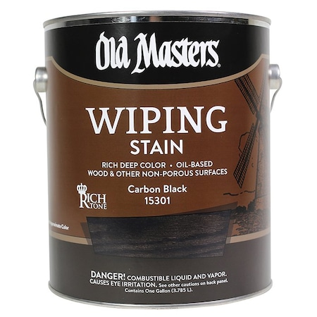 Old Masters Gal Carbon Black Oil-Based Wiping Stain 15301