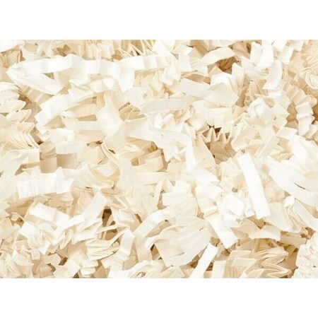 Nashville Wraps Ivory Crinkle Cut Shredded Paper, 8 oz Bag ZF08IV