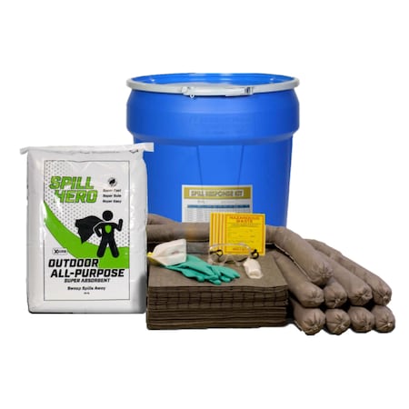 Xsorb Spill Kit, Outdoor, 30 gal. XKD30D