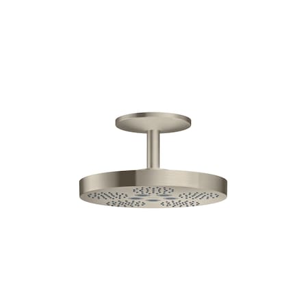 Axor ONE Showerhead 280 2-Jet with Ceiling Mount Trim, 1.75 GPM in Brushed Nickel 48484821