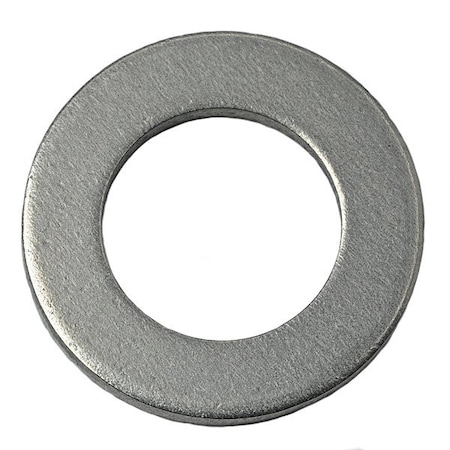 Zoro Select Flat Washer, For Screw Size 1/2 in , Titanium Plain Finish 0052710