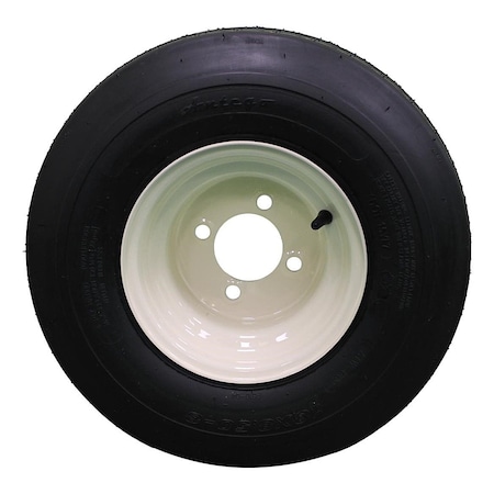 Antego 18x8.50-8 Tires on 8x7 Beige/Tan Wheel  for Golf Carts and Lawn Mowers Single A870150904188508