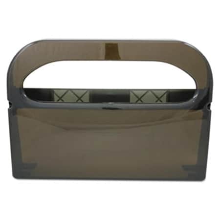 Hospeco 11.5 x 16 x 11.5 in. Health Gards Toilet Seat Cover Dispenser, Smoke HG-1-2SMO