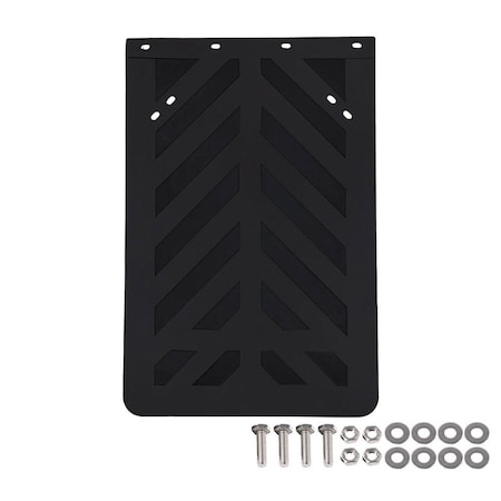 Mytee Products 24inx36in Semi Truck & Trailers Stripped Rubber Mud Flaps Mud Protection MUDFLAP-142436-R01