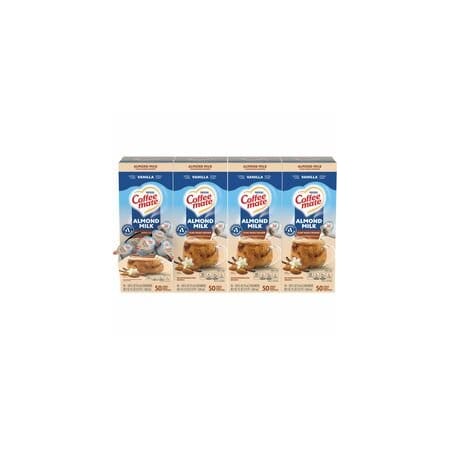 Coffee Mate Almond Milk Vanilla Plant-Based Liquid Creamer Singles, Natural Vanilla Almond Milk Flavor, 4PK 12461537