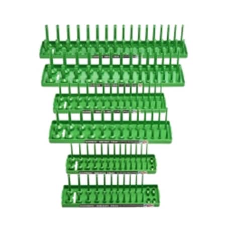 Pinpoint Socket Tray, Green, 6PK PI1580191