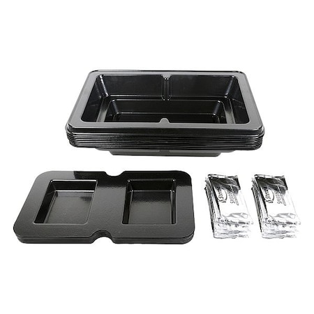 Sterno Chafer, Polypropylene, Black, PK8 70332