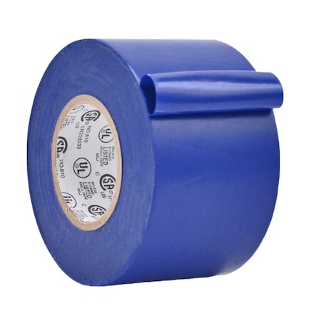 Wod Tape ETC766MS General Purpose Electrical Tape Blue UL/CSA listed core: 2 in. X 66 ft, 48PK WOD ETC766MS-02000-48-66-BLU