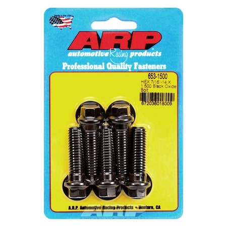 Whole-In-One 653-1500 0.43-14 x 1.5 in. 6 Point Bolt Kit - Set of 5 WH3622024