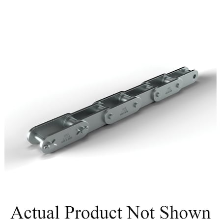 Hkk Chain HKK Double Pitch Riv Standard Conv, 50 ft OAL, 1P, .312 Dia x 5/16 W, .06 THK Plate, 304SS SC040R1B