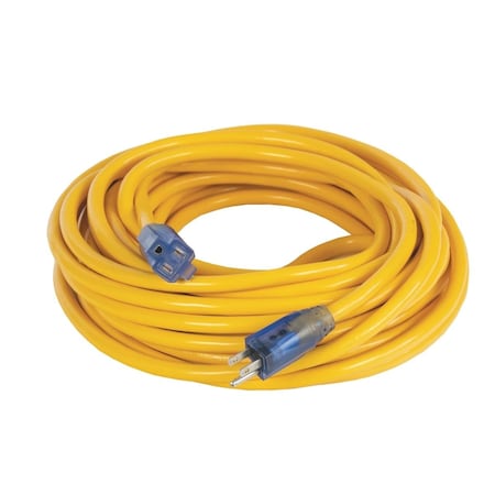 Artificial Intelligenceme SJTW Extension Cord, 10 AWG, 10/3, Yellow, 100 ft AR3276554
