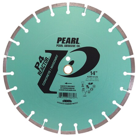 Pearl General Purpose 14 x .125 x 1in, 20mm Pattern Dia ADM1412S