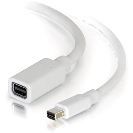 C2G 6FT MINI DISPLAYPORT CABLE M/F WH 54414