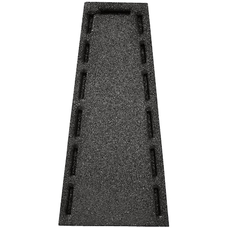 Groundsmart 21-1/2'' Black Recycled Rubber Splash Block GSSBBK6