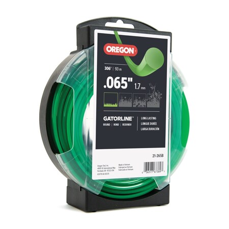 Oregon Gatorline Trimmer Line, 0.065in Round, 1/2 lb. Donut, 308ft 21-265B